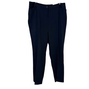 Worthington NEW Modern Fit Slim Leg Black Career Pants Slacks Plus Size 16W